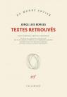 Textes retrouvés