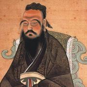 Confucius, gouache on paper, c. 1770. Encyclopedia Britannica., Wikipedia